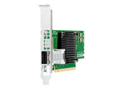 HPE 100Gigabit Ethernet Card - PCI Express 3.0 x16 - 12.50 GB/s Data Transfer Rate - 2 Port(s) - Optical Fiber - 100GBase-X - QSFP56 - Standup- P06251-B21