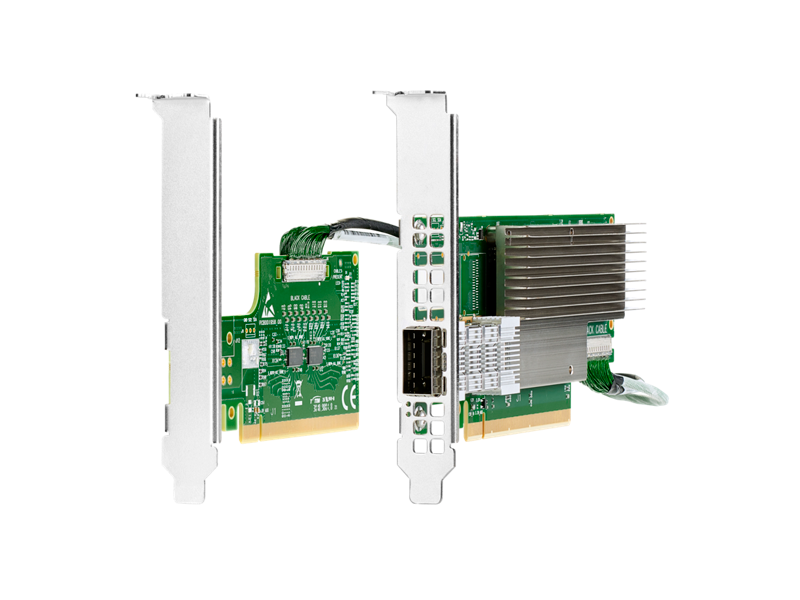 HPE InfiniBand HDR/Ethernet 200Gb 1-port 940QSFP56 Adapter - PCI Express 3.0 x16 - 200 Gbit/s - 1 x Total Fibre Channel Port(s) - QSFP56 - Plug-in Card- P06154-B21