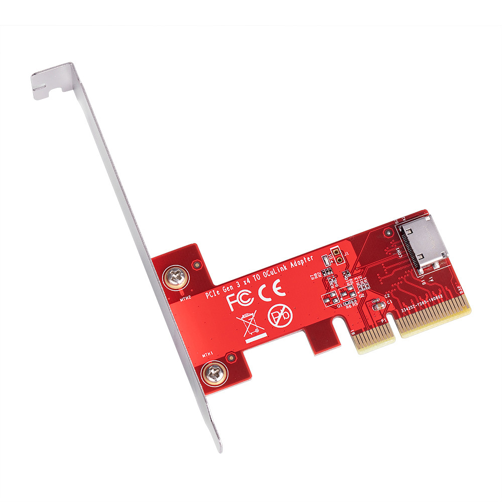 CRU-DataPort OCuLink PCIe (x4) HBA Full-height and low-profile brackets - 7641-1900-07