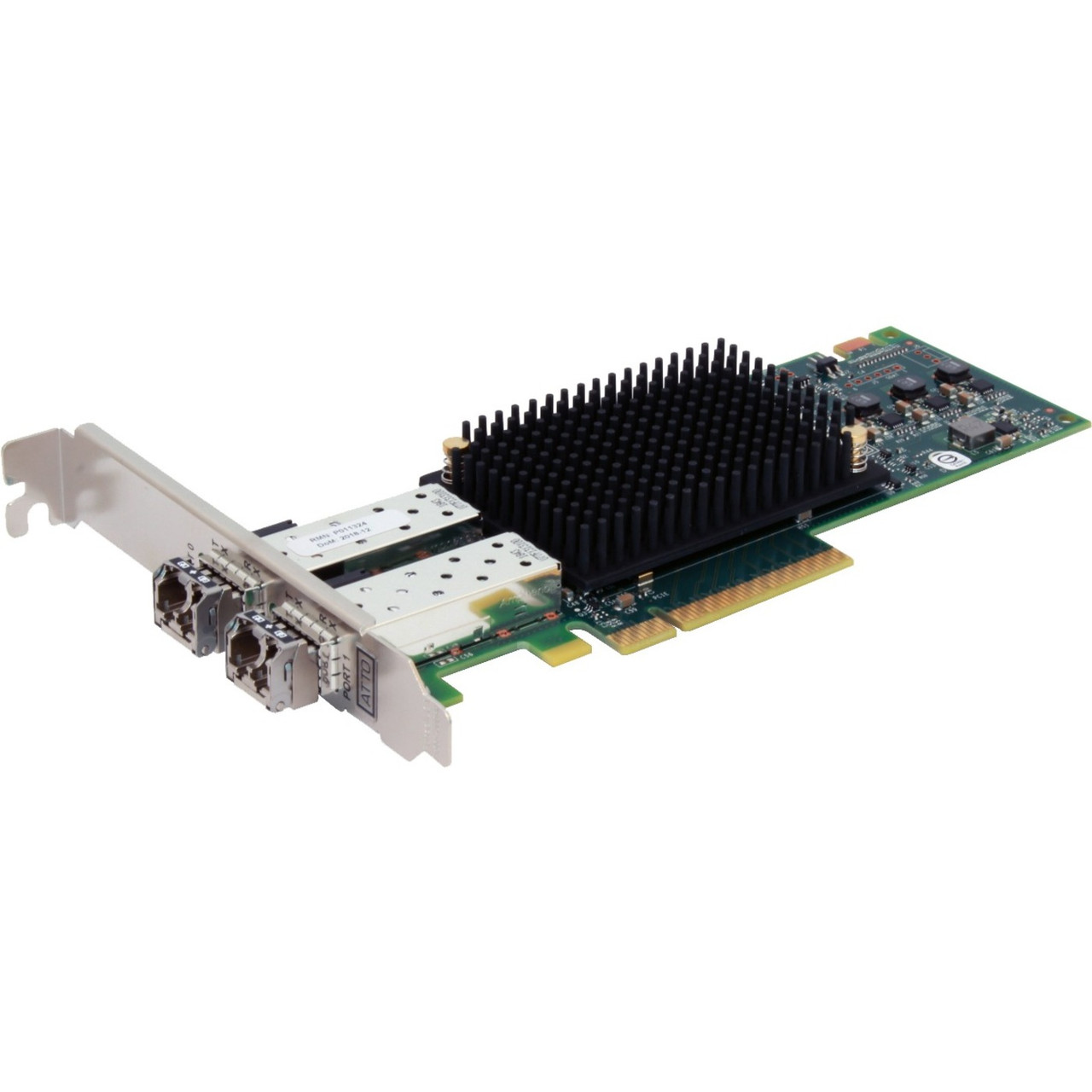 Atto Celerity Fibre Channel Adapter - PCI Express 4.0 x8 - 32 Gbit/s - 2 x Total Fibre Channel Port(s) - 2 x LC Port(s) - 2 x Total Expansion Slot(s) - SFP+ ADAPTER LOW PROFILE LC SFP+