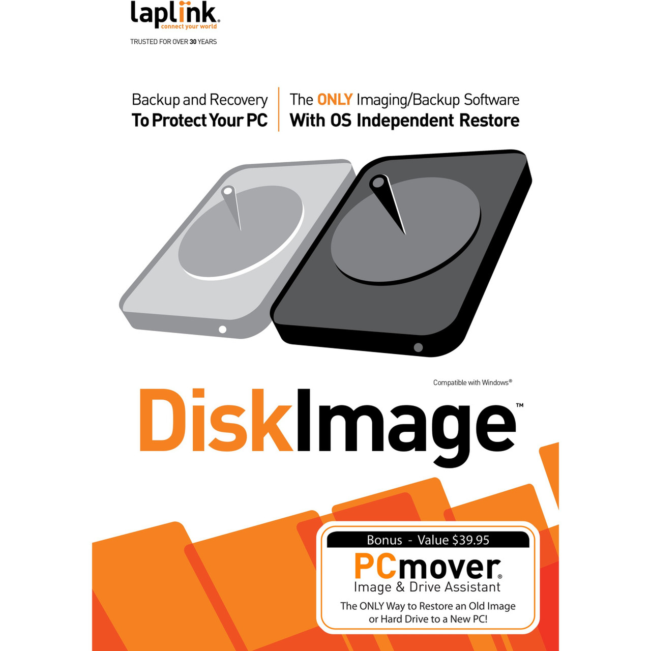 Laplink DiskImage v.10.0 - Box Pack - Data Recovery - PC- PAFGDIMG0A000P0RTPEN