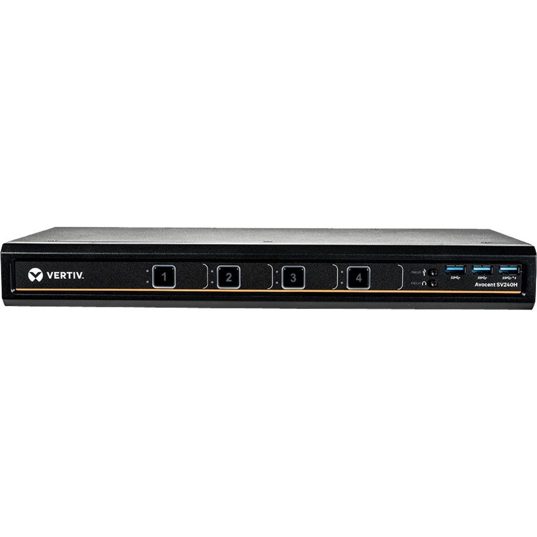 Eaton Vertiv Avocent 4-Port HDMI 4K Ultra HD KVM Switch - SV240H-001