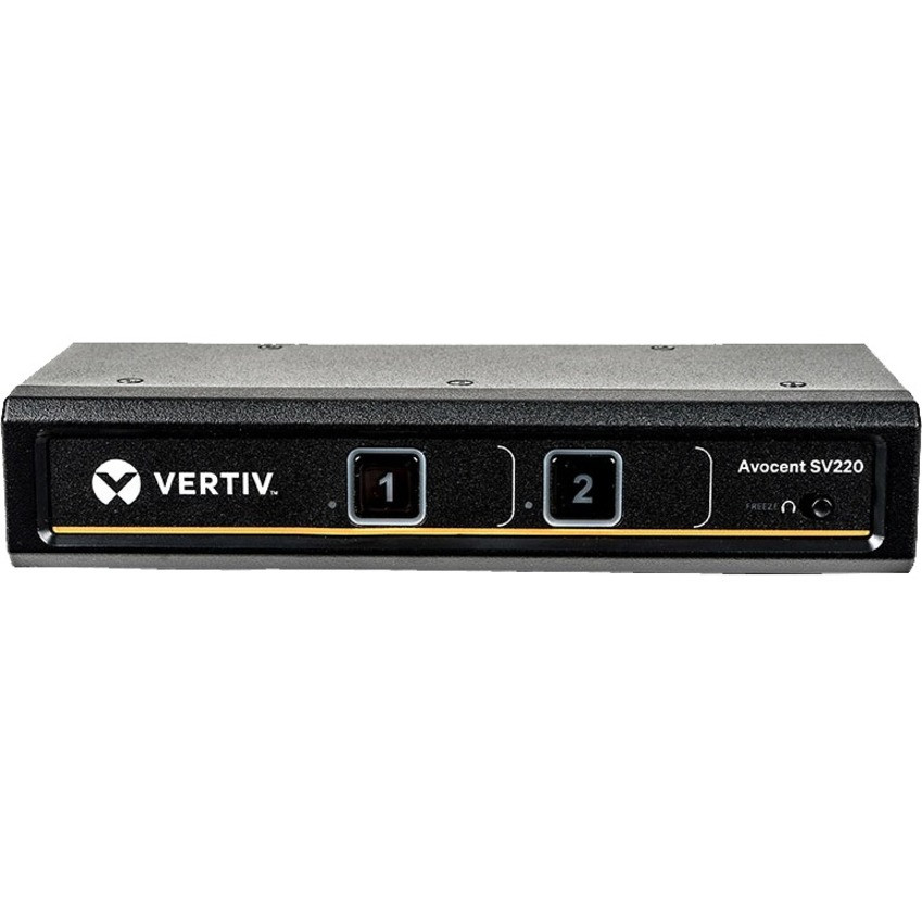 Avocent Vertiv SV200 Desktop KVM Switch | 2 Port | DVI-I (SV220-001) - SV220-001