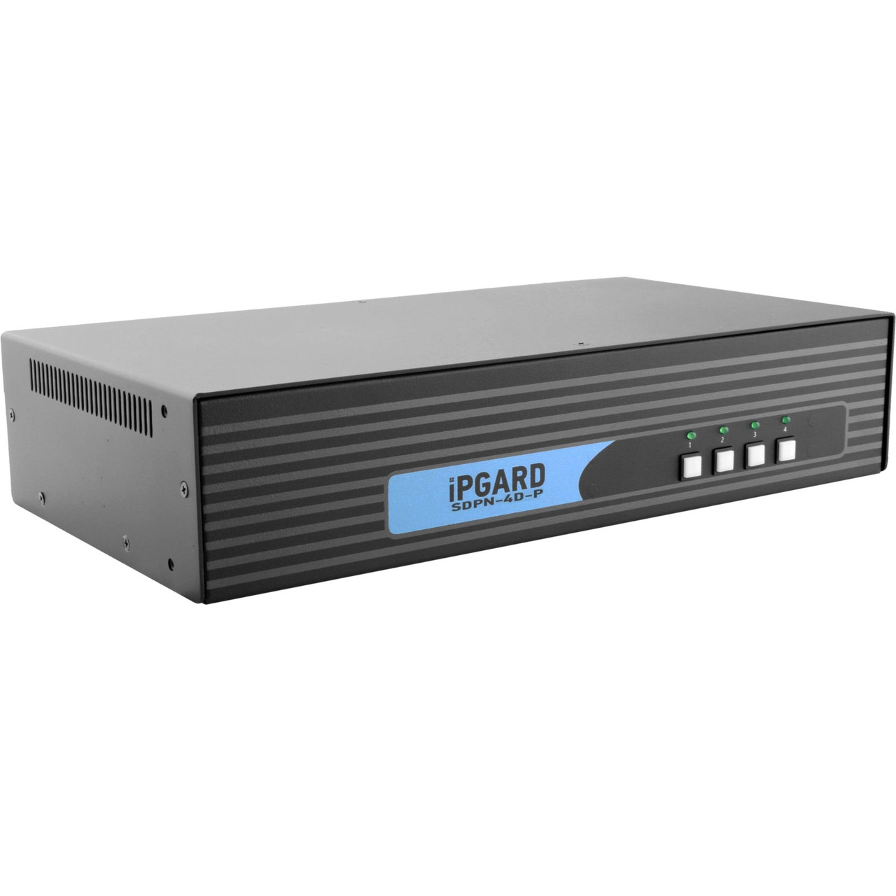 Smartavi 4-Port Dual-head Secure Pro DP KVM Switch with KB/Mouse USB emulation and CAC - SDPN-4D-P