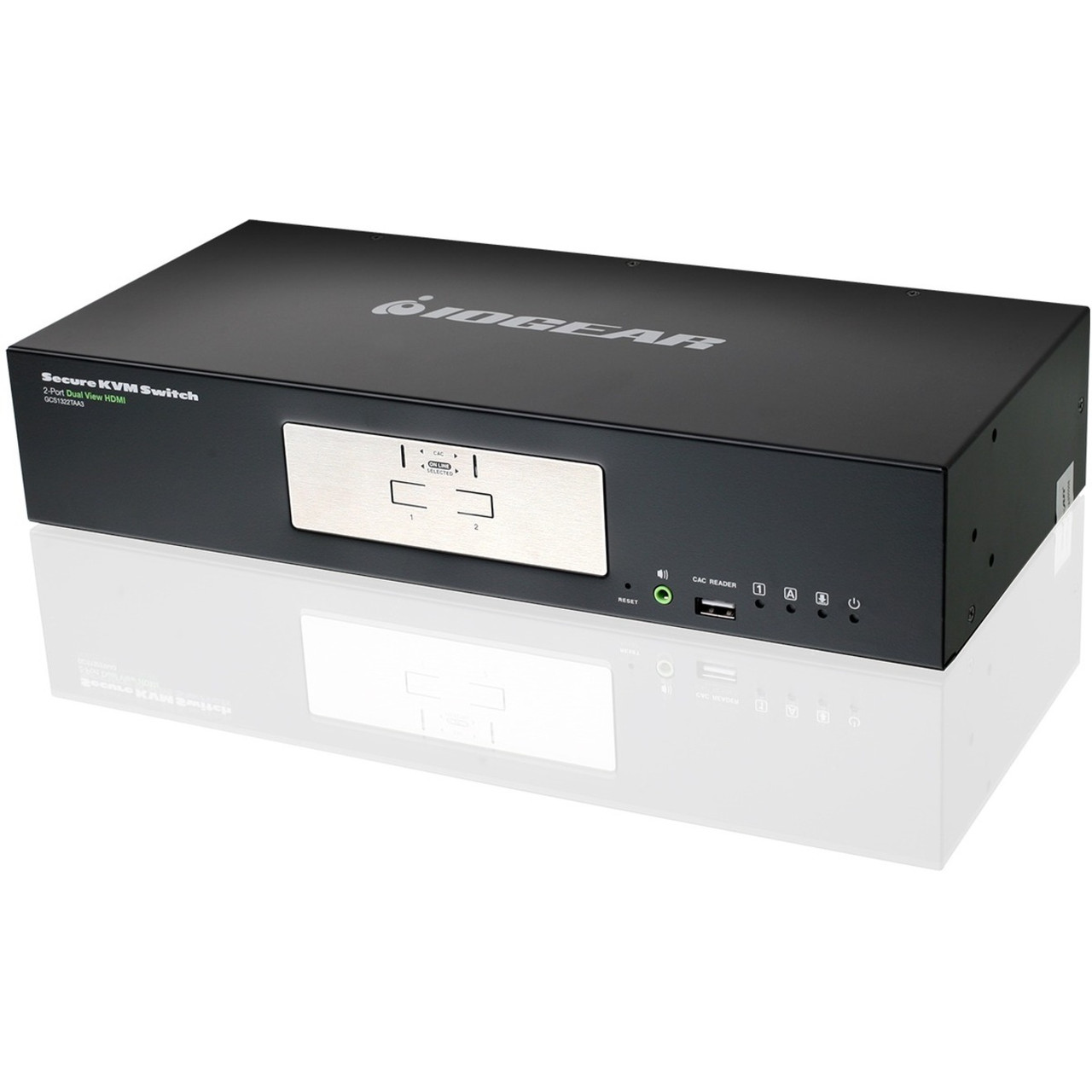 IOGEAR Secure KVM Switchbox - 2 Computer(s) - 1 Local User(s) - 3840 x 2160USB - 6 x HDMI - Desktop - TAA Compliant - GCS1322TAA3