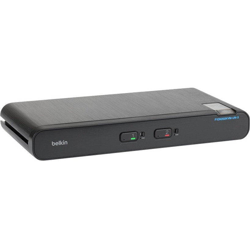 Belkin Dual-Head, 2-port KVM, with Audio & CAC port. - F1DN202KVM-UN-3 Belkin Dual-Head, 2-port KVM, with Audio & CAC port. - F1DN202KVM-UN-3