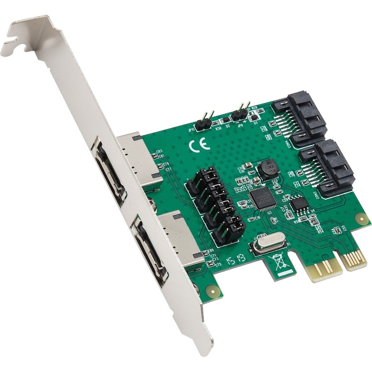 Syba 2 Port Sata Iii Raid Pci-E 2.0 X1 - Serial Ata/600 - Pci Express 2.0 X1 - Plug-In Card - Raid Supported - 0, 1 Raid Level - 4 Total Sata Port(S) - 2 Sata Port(S) Internal - 2 Sata Port(S) External - SD-PEX40100