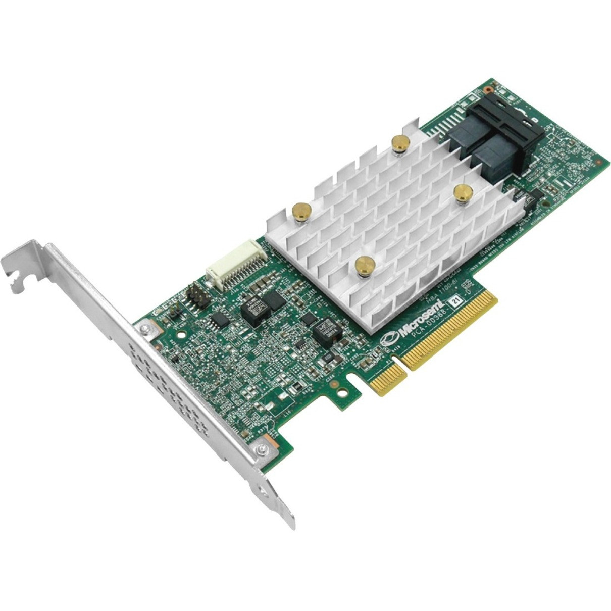 Microchip HBA 1100-8e Single - 12Gb/s SAS - PCI Express 3.0 x8 - Plug-in Card - 2 x SFF-8644 - 8 Total SAS Port(s) - 8 SAS Port(s) External - PC, Linux SAS/SATA HOST BUS ADAPTER - 2293300-R