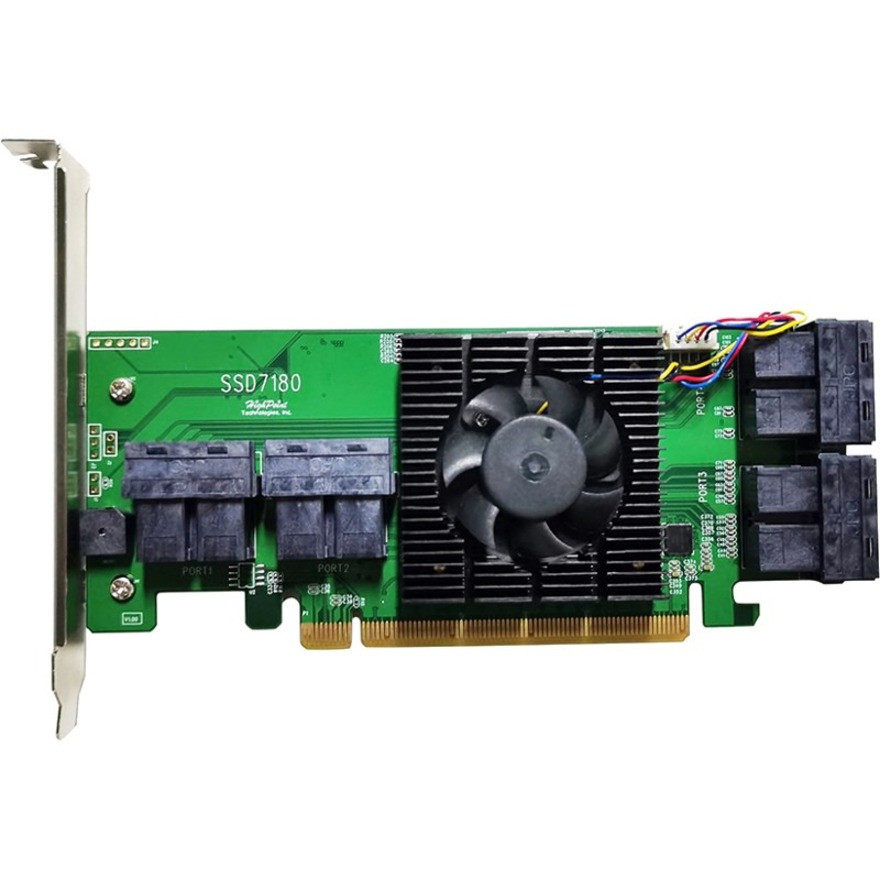 HighPoint SSD7180 NVMe Controller - SSD7180