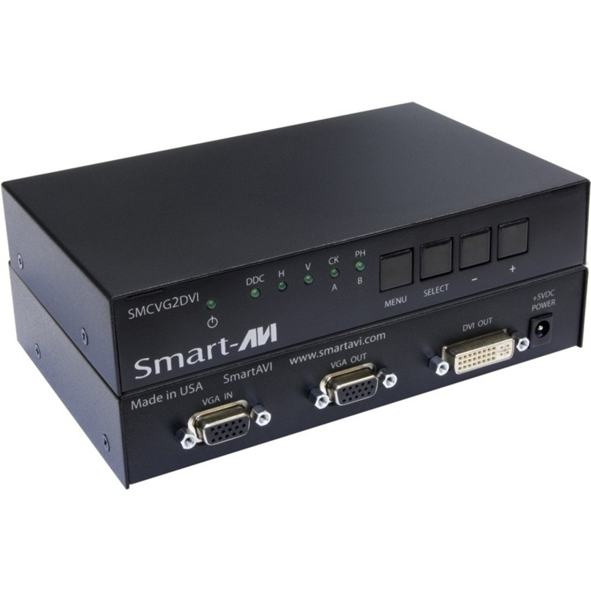 Smartavi VGA to DVI Active Converter - Functions: Signal Conversion - 1920 x 1200 - VGA - DVI - SMCVG2DVIS