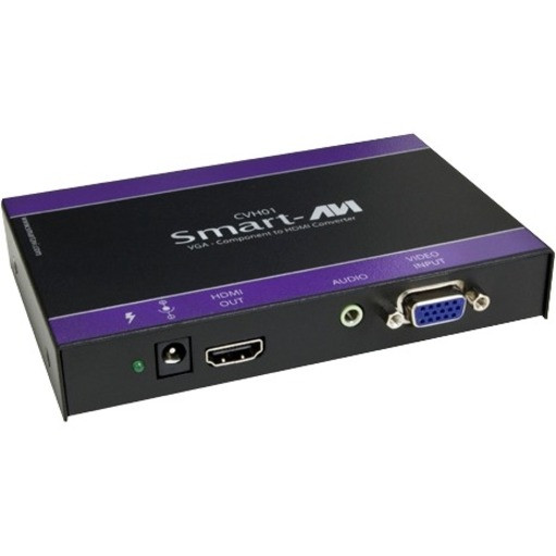 Smartavi VGA to HDMI Converter - Functions: Signal Conversion, Video Recording - 1920 x 1200 - VGA - Audio Line In CONVERTER - CVH-01S