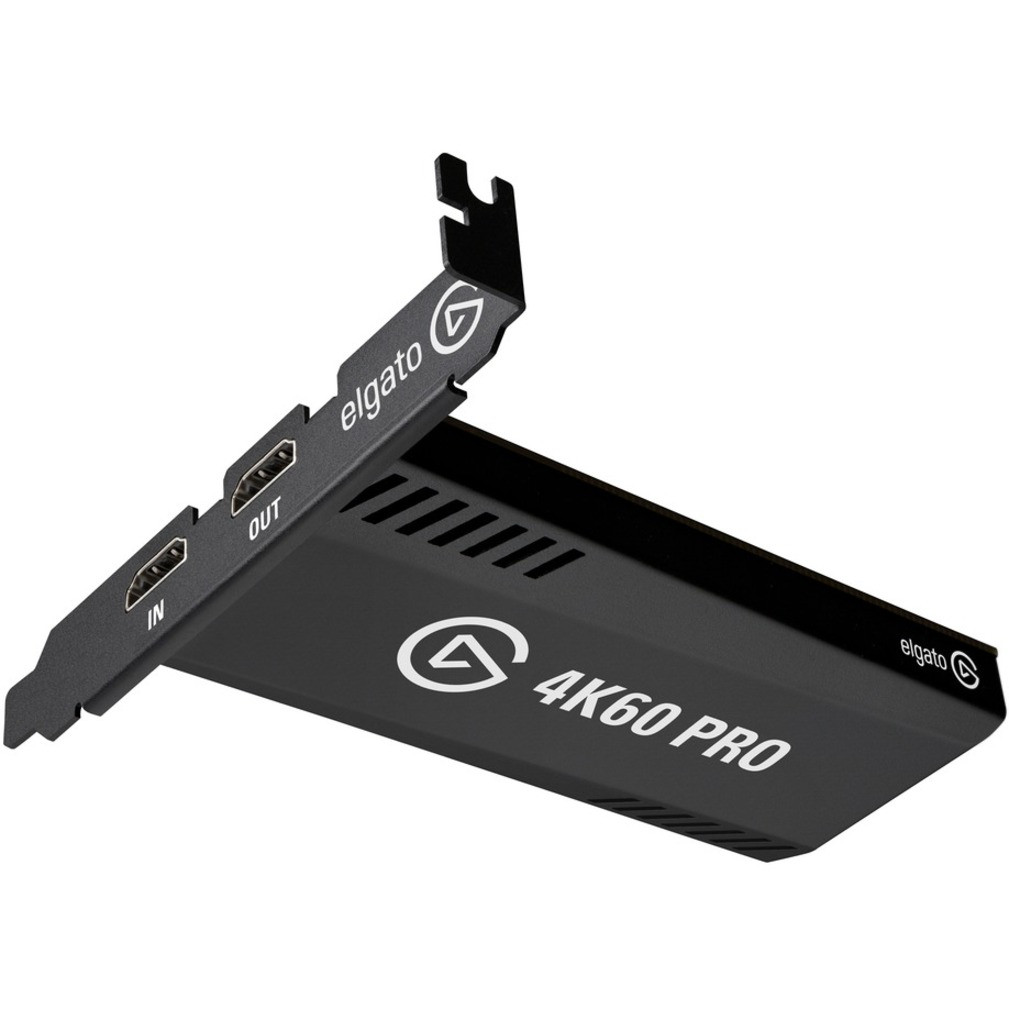 Corsair Elegato Game Capture 4K60 Pro MK.2 Game Capturing Device - Functions: Video Game Capturing - PCI Express x4 - H.264, AVC, H.265 - PC - Plug-in Card 4K60 HDR10 CAPTURE & PASSTHROUGH - 10GAS9901