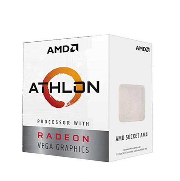 AMD Athlon PRO 200GE Dual-core (2 Core) 3.20 GHz Processor - OEM Pack - 4 MB L3 Cache - 1 MB L2 Cache - 64-bit Processing - 14 nm - Socket AM4 - Radeon Vega 3 Graphics Graphics - 35 W - 4 Threads - YD200BC6M2OFB