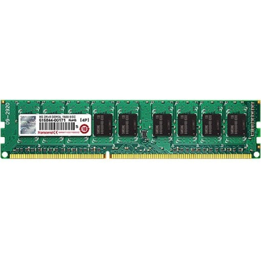 Transcend 16GB DDR3L SDRAM Memory Module - 16 GB (1 x 16GB) - DDR3L-1600/PC3-12800 DDR3L SDRAM - 1600 MHz - CL11 - 1.35 V - ECC - Unbuffered - 240-pin - DIMM - TS2GLK72W6Q