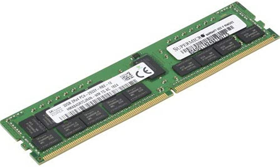 Supermicro Hynix 32GB DDR4 SDRAM Memory Module - 32 GB - DDR4-2666/PC4-21300 DDR4 SDRAM - 2666 MHz - CL19 - 1.20 V - ECC - Registered - 288-pin - DIMM - MEM-DR432L-HL01-ER26