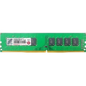 Transcend 16GB DDR4 SDRAM Memory Module - For Desktop PC - 16 GB DDR4 SDRAM - 2133 MHz - CL15 - 1.20 V - Unbuffered - 288-pin - DIMM - TS2GLH64V1B