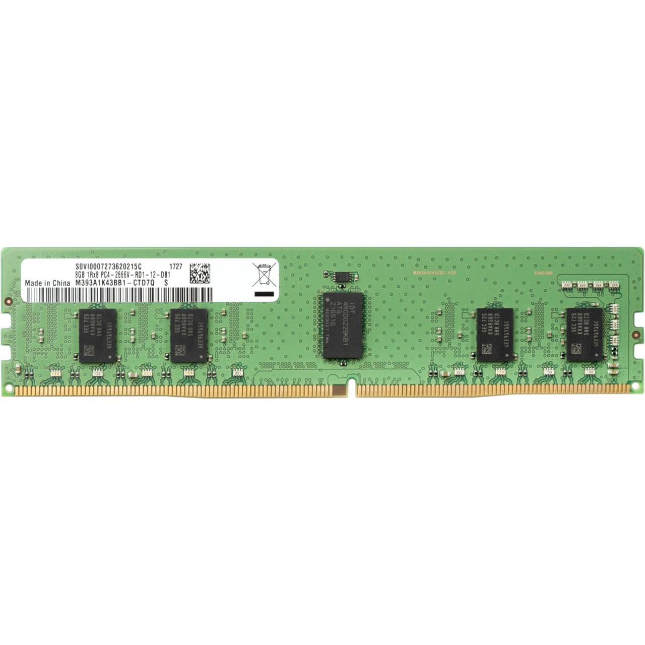HP 8GB DDR4 SDRAM Memory Module - 8 GB - DDR4-2666/PC4-21333 DDR4 SDRAM - 2666 MHz - 260-pin - SoDIMM - 4VN06AA#ABA