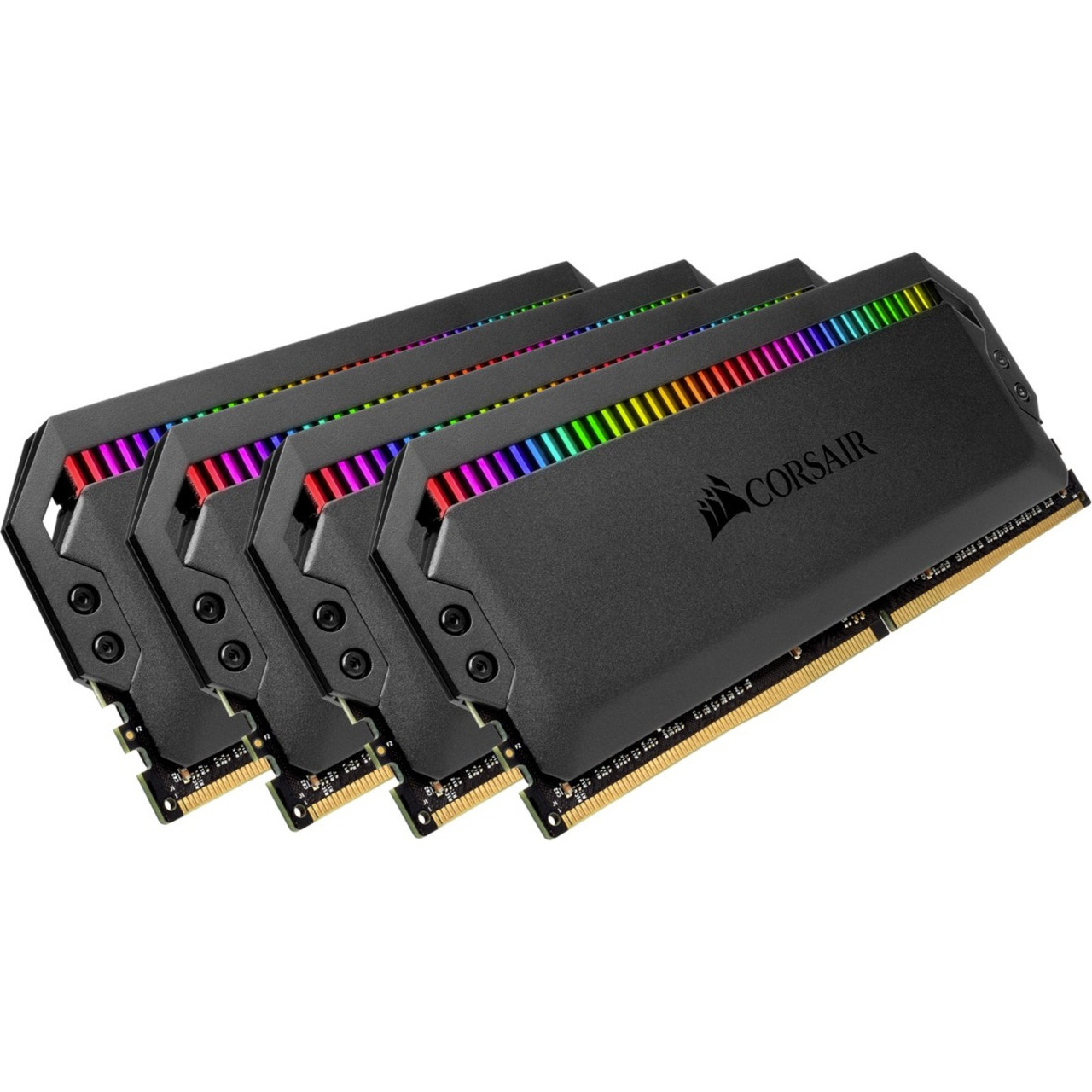 Corsair Dominator Platinum 32GB DDR4 SDRAM Memory Module Kit - 32 GB (4 x 8GB) - DDR4-3600/PC4-28800 DDR4 SDRAM - 3600 MHz - CL18 - 1.35 V - 288-pin - DIMM - Lifetime Warranty - CMT32GX4M4C3600C18