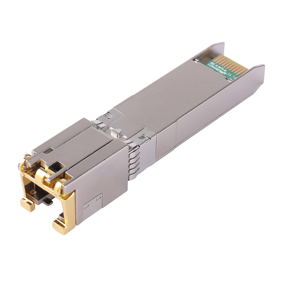 HPE 10GBaseT SFP+ Transceiver - For Data Networking - 1 x RJ-45 10GBase-T LAN - Twisted Pair10 Gigabit Ethernet - 10GBase-T - 10 Gbit/s - 98.43 ft Maximum Distance -813874-B21