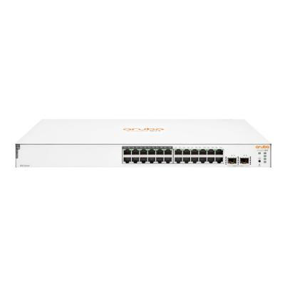 HPE Instant On 1830 24G 12p Class4 PoE 2SFP 195W Switch - 24 Ports - Manageable - Gigabit Ethernet - 1000Base-T, 1000Base-X - 2 Layer Supported - Modular - 2 SFP Slots - 244.60 W Power Consumption - 195 W PoE Budget - JL813A#ABA