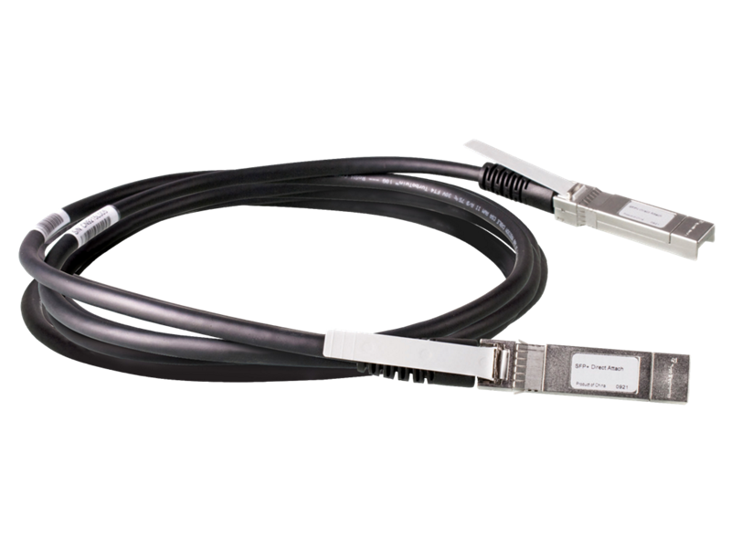 HPE X240 10G SFP+ SFP+ 7m Direct Attach Copper Cable - 22.97 ft SFP+ Network Cable for Network Device - First End: 1 x SFP+ Network - Second End: 1 x SFP+ Network - Black - 1 - JC784C