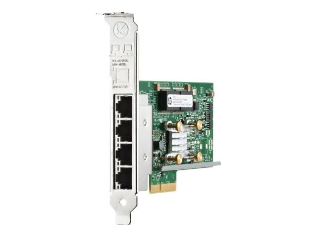 HPE Ethernet 1Gb 4-Port 331T Adapter - Pci Express X4 - 4 Port(S) - 4 X Network  (Rj-45) - Twisted Pair - Full-Height, Low-Profile - 10/100/1000Base-T - Standup - 647594-B21