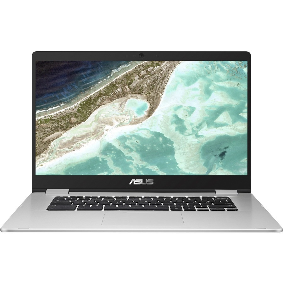 Asus Chromebook C523Na Db44F - Intel Celeron - N3350 / Up To 2.4 Ghz - Chrome Os - Hd Graphics 500 - 4 Gb Ram - 64 Gb Emmc - 15.6" 1920 X 1080 (Full Hd) - Wi-Fi 5 - Silver - C523NA-DB44F