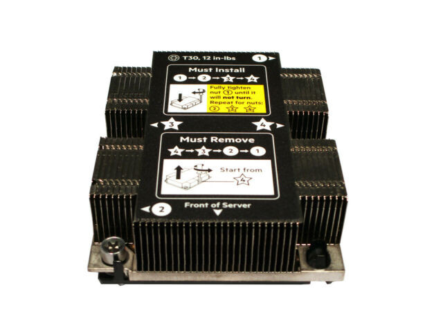 HPE ProLiant DL360 Gen10 Plus Standard Heat Sink Kit - Server, Processor -P37863-B21