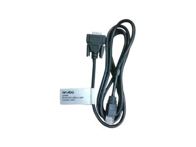 HPE Aruba X2C2 RJ45 to DB9 Console Cable - RJ-45/Serial Network Cable for Network Device - First End: 1 x 9-pin DB-9 Serial - Second End: 1 x RJ-45 Network - Male -Black - JL448A