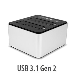 OWC Drive Dock with USB-C (USB 3.1 Gen 2) Dual Drive Bay Solution - OWCTCDRVDCK
