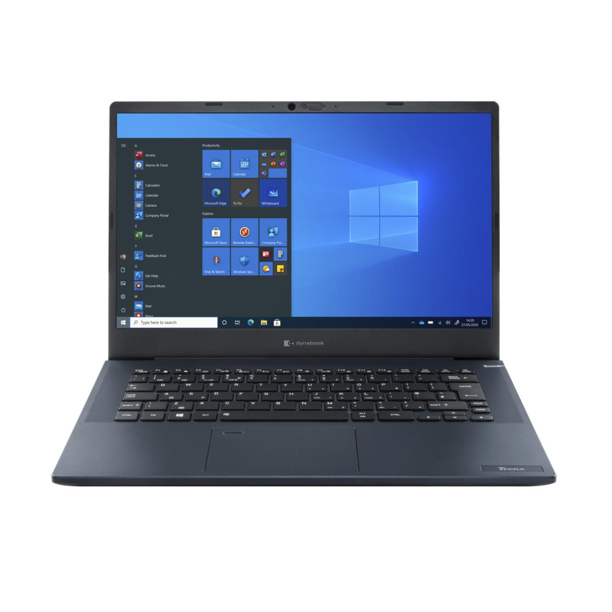 Dynabook Toshiba Tecra A40-J/Windows 10 Pro/Intel Core i7-1165G7 quad-core Processor/14.0-inch HD/ 4 GB DDR4 = 4 GB x 1/128GB M.2 PCIE SSD/Webcam with Dual Microphones/SecurePad/5 Year Standard Limited Warranty - PMM10U-0SW02X