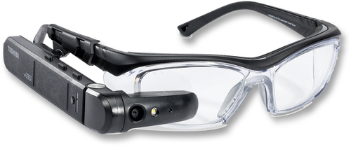 Dynabook DynaEdge AR Smart Glasses DG-100-C0206 - AR100 Head Mounted Display, dynaEdge DG-100 (Intel Core m7-6Y75/16GB/256GB SSD/Intel 80211ac, Windows 10 Pro), AR100 Lens-Less Frame, USB-C Cable, dynaEdge Holster and Carrying Case - POC26U-001001