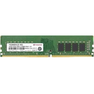 Transcend 4GB DDR4 SDRAM Memory Module - For Computer/Server - 4 GB (1 x 4GB) - DDR4-2666/PC4-21300 DDR4 SDRAM - 2666 MHz - CL19 - 1.20 V - Unregistered, Unbuffered - 288-pin - DIMM - TS2666HLH-4G