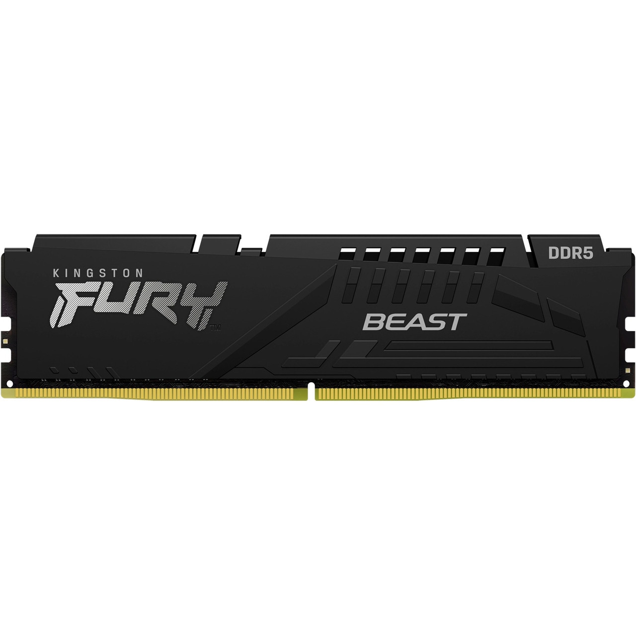 Kingston Fury Beast 32GB DDR5 SDRAM Memory Module - For Motherboard - 32 GB (1 x 32GB) - DDR5-5600/PC5-44800 DDR5 SDRAM - 5600 MHz Dual-rank Memory - CL40 - 1.25 V - Retail - Unbuffered - 288-pin - DIMM - Lifetime Warranty - KF556C40BB-32