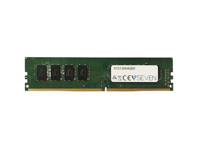 V7 4GB DDR4 SDRAM Memory Module - 4 GB - DDR4-2400/PC4-19200 DDR4 SDRAM - 2400 MHz - CL17 - 288-pin - DIMM - V7192004GBD-U