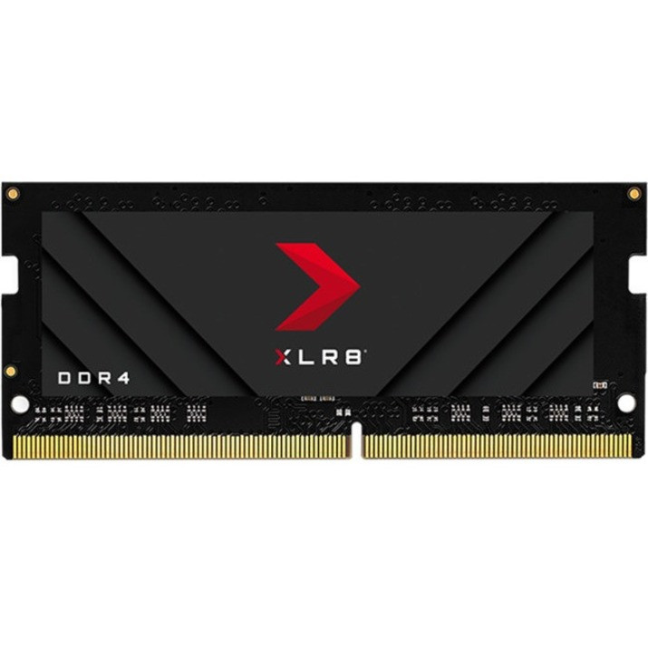 PNY XLR8 8GB DDR4 SDRAM Memory Module - For Notebook, Portable Computer - 8 GB (1 x 8GB) - DDR4-3200/PC4-25600 DDR4 SDRAM - 3200 MHz - CL20 - 1.20 V - 260-pin - SoDIMM - MN8GSD43200X