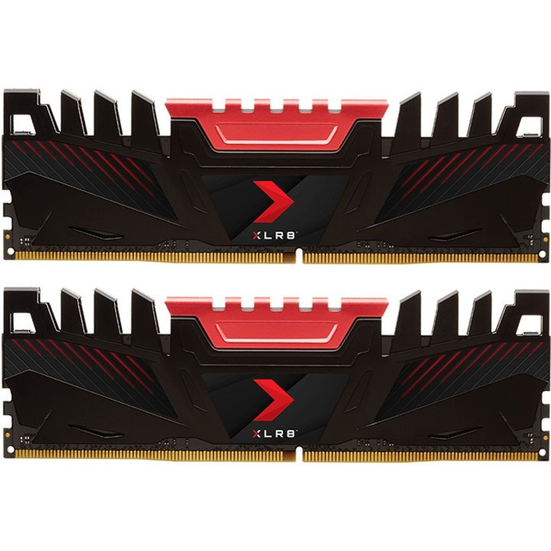 PNY 16GB (2 x 8GB) DDR4 SDRAM Memory Kit - For Desktop PC - 16 GB (2 x 8GB) - DDR4-3600/PC4-28800 DDR4 SDRAM - 3600 MHz - CL18 - 1.35 V - Retail - MD16GK2D4360018XR
