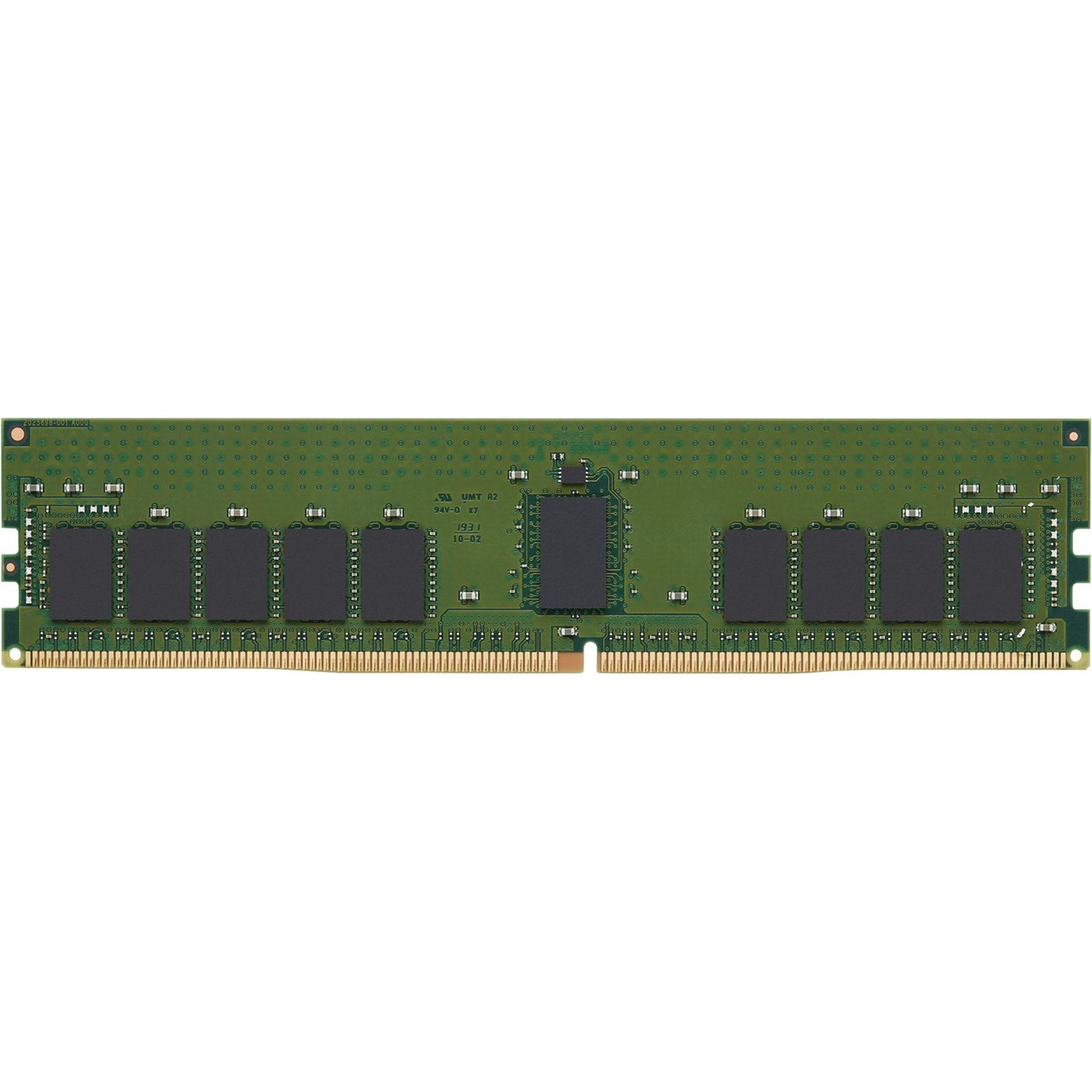 Kingston 32GB DDR4 SDRAM Memory Module - For Server - 32 GB - DDR4-3200/PC4-25600 DDR4 SDRAM - 3200 MHz Dual-rank Memory - CL22 - 1.20 V - ECC - Registered - 288-pin - DIMM - Lifetime Warranty - KTL-TS432D8/32G