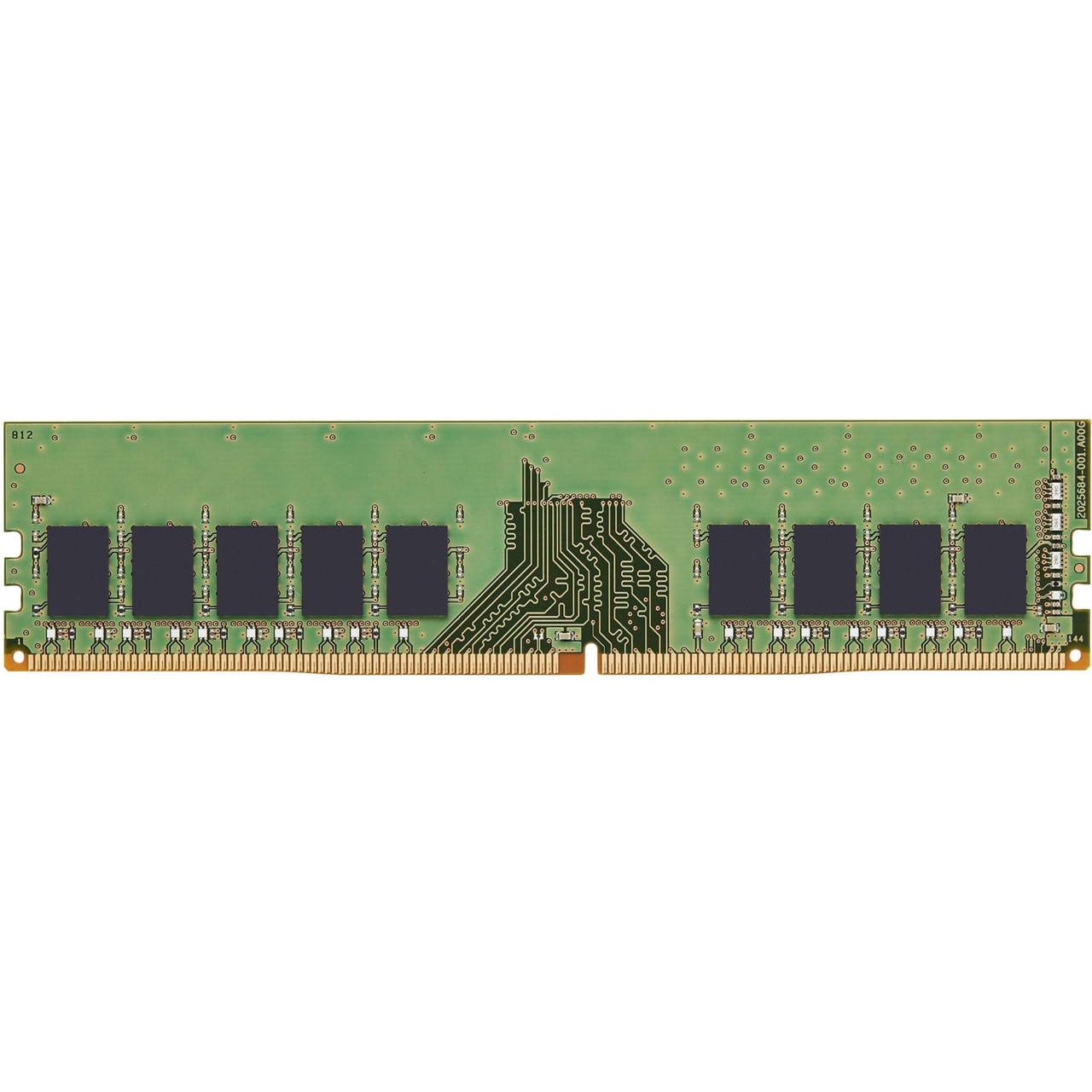Kingston 16GB DDR4 SDRAM Memory Module - 16 GB - DDR4-3200/PC4-25600 DDR4 SDRAM - 3200 MHz Dual-rank Memory - CL22 - 1.20 V - ECC - Unbuffered - 288-pin - DIMM - Lifetime Warranty - KSM32ED8/16MR
