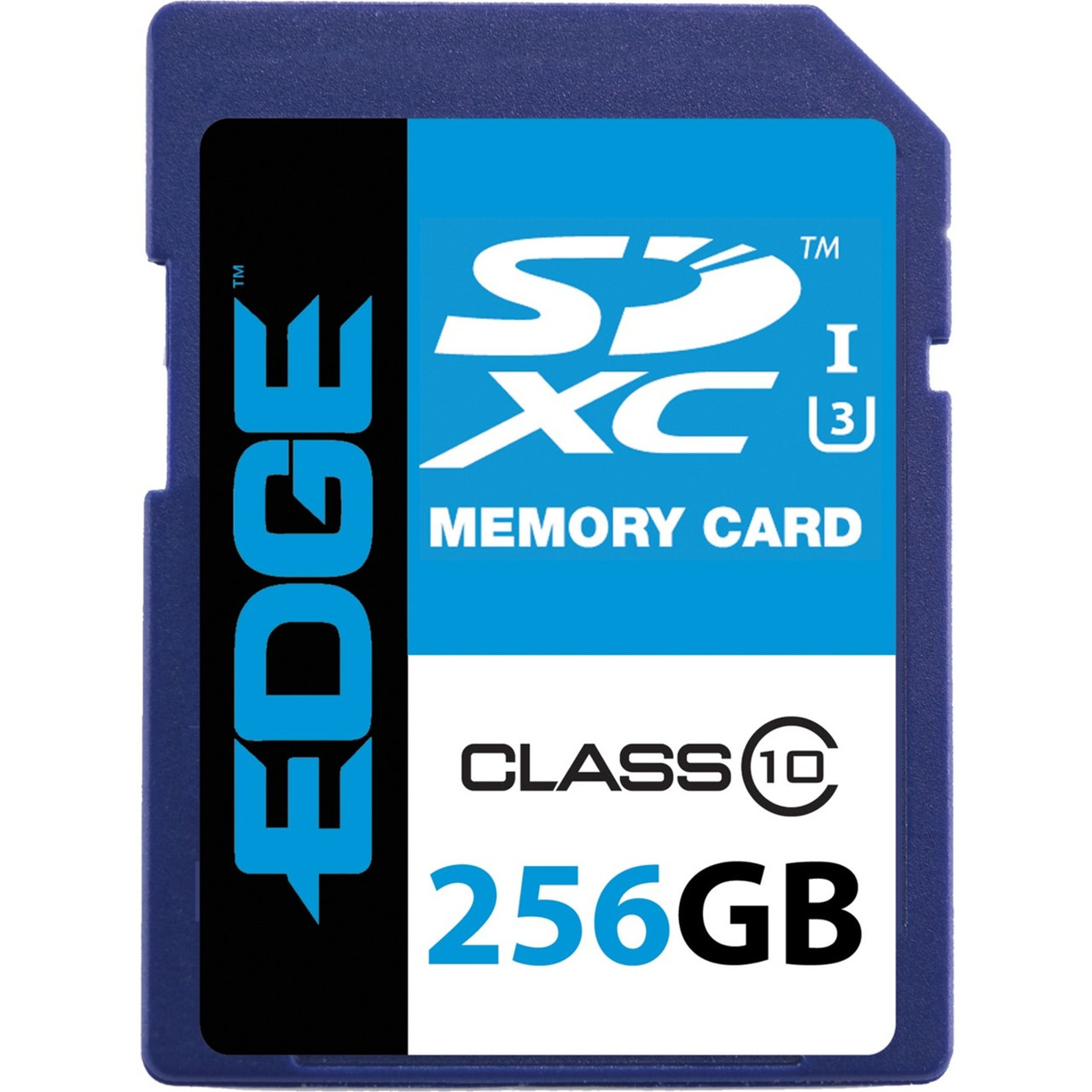 Edge 256 GB Class 10/UHS-I (U3) SDXC - Lifetime Warranty MEM CARD - PE247171