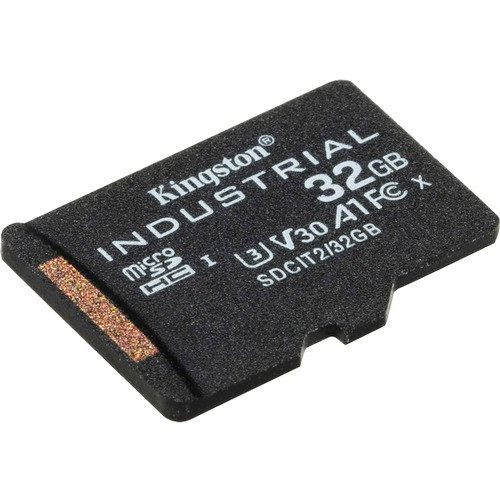Kingston Mobile Industrial 32 GB Class 10/UHS-I (U3) V30 microSDHC - 5 Year Warranty A1 PSLC CARD SINGLE PACK W/O ADAPT - SDCIT/32GBSP