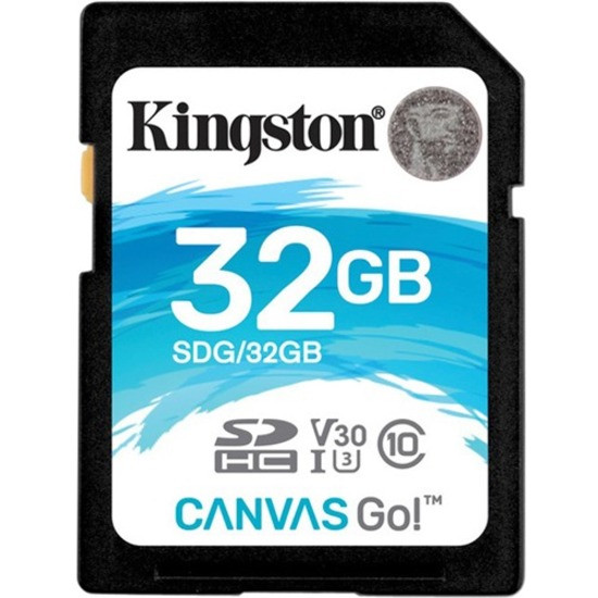 Kingston Canvas Go! 32 GB Class 10/UHS-I (U3) SDHC - SDG/32GB