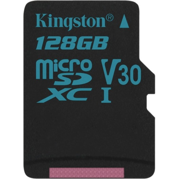 Kingston Canvas Go! 128 GB Class 10/UHS-I (U3) microSDXC - SDCG2/128GBSP