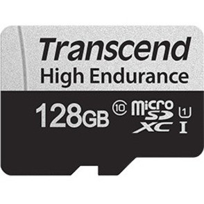 Transcend High Endurance 350V 64 GB Class 10/UHS-I (U1) micro SDXC - 100 MB/s Read - 45 MB/s Write - TS64GUSD350V
