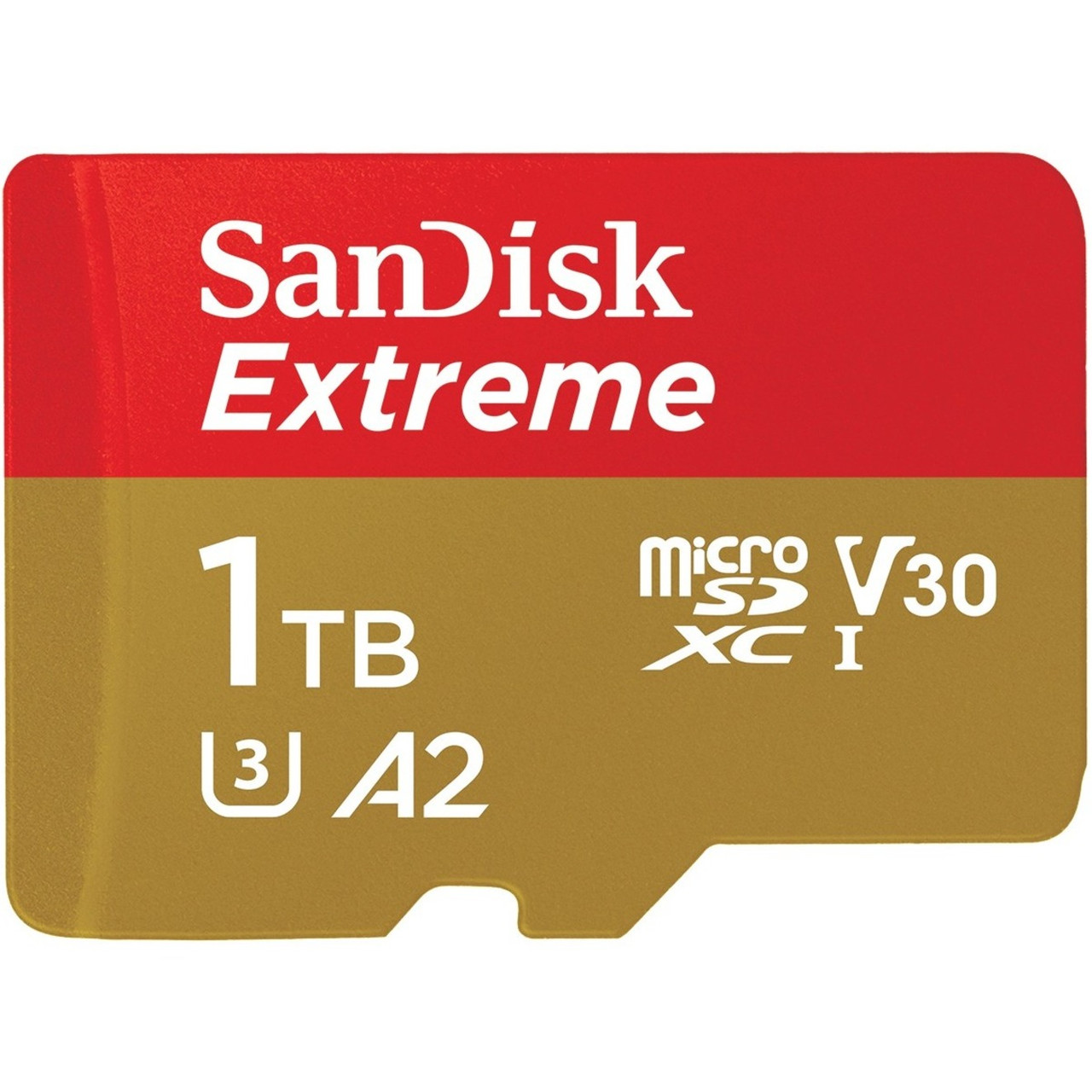 Sandisk Extreme 1 TB UHS-I microSD - 160 MB/s Read - 90 MB/s Write - Lifetime Warranty - SDSQXA1-1T00-AN6MA