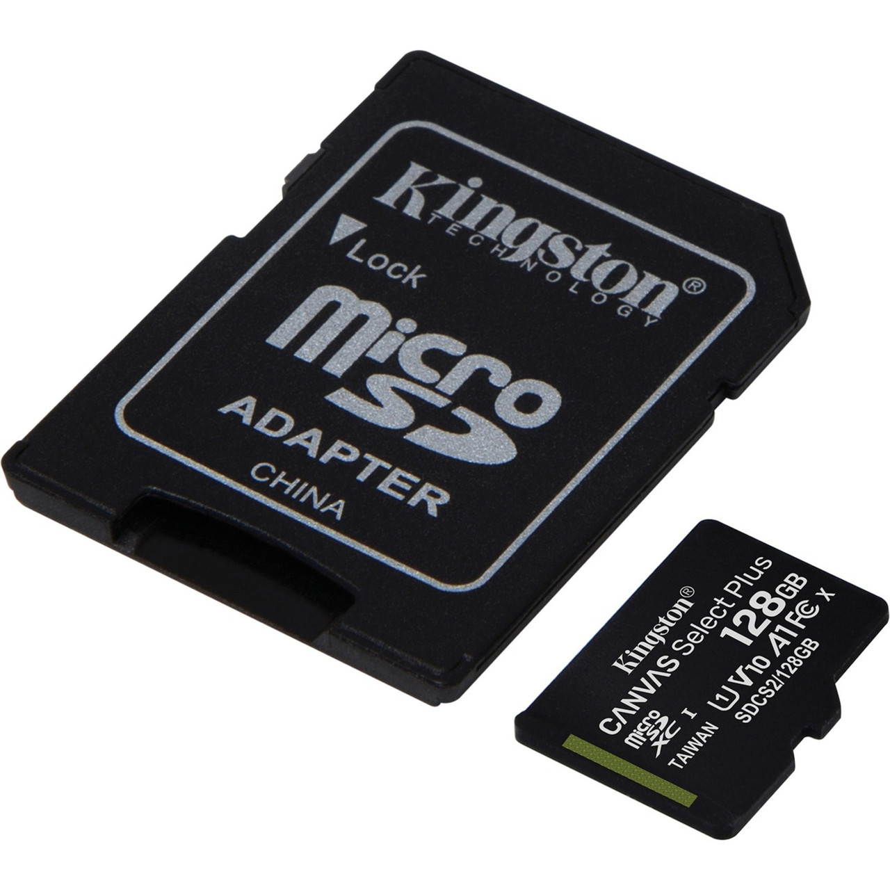 Kingston Canvas Select Plus 128 GB Class 10/UHS-I (U1) V10 microSDXC - 1 Pack - SDCS2/128GBCR