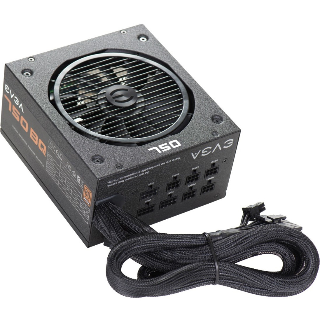 EVGA 750 BQ Power Supply - Internal - 120 V AC, 230 V AC Input - 3.3 V DC @ 24 A, 5 V DC @ 20 A, 12 V DC @ 62 A, 12 V DC @ 300 mA, 5 V DC @ 3 A Output - 750 W - 1 +12V Rails - 1 Fan(s) - 110-BQ-0750-V1
