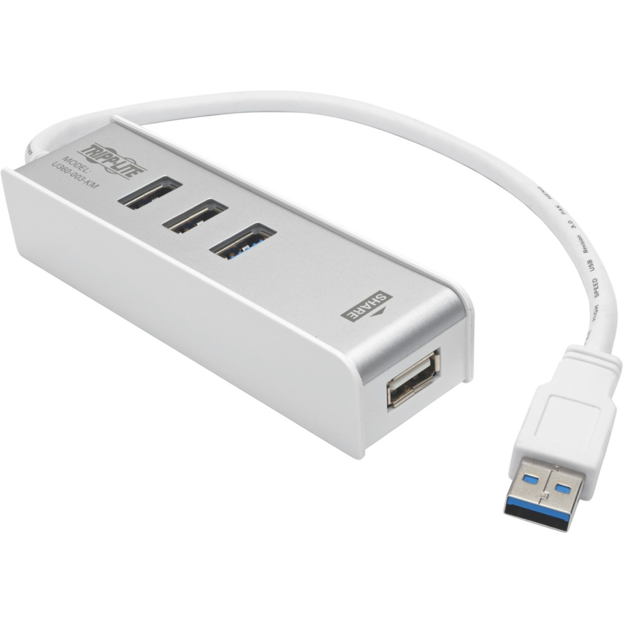 Eaton Tripp Lite 3-Port USB 3.0 SuperSpeed Hub Keyboard/Mouse Sharing & File Transfer - U360-003-KM