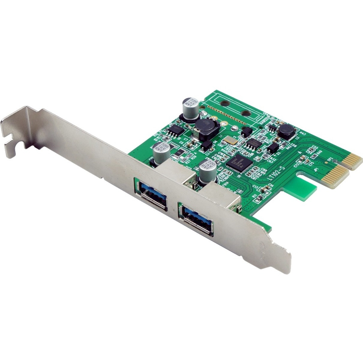 Visiontek 2 Port Usb 3.0 X1 Pcie Internal Card - Pci Express 2.0 X1 - Plug-In Card - 2 Usb Port(S) - 2 Usb 3.0 Port(S) - Pc Powered Internal Card - 900869
