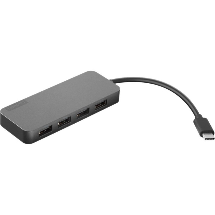 Lenovo Usb-C To 4 Port Usb-A Hub - Usb Type C - External - 4 Usb Port(S) - 4 Usb 3.0 Port(S) - 4X90X21427 Lenovo Usb-C To 4 Port Usb-A Hub - Usb Type C - External - 4 Usb Port(S) - 4 Usb 3.0 Port(S) - 4X90X21427